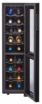 Haier HVTEC18DABS Dual Zone Thermo Electric Wine Cooler 18 Bottle review