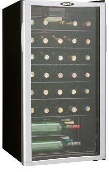 Danby DWC350BLPA 35 Bottle Wine Cooler