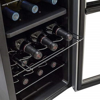 Koldfront TWR181ES 18 Bottle Dual Zone Freestanding Thermoelectric Wine Cooler review