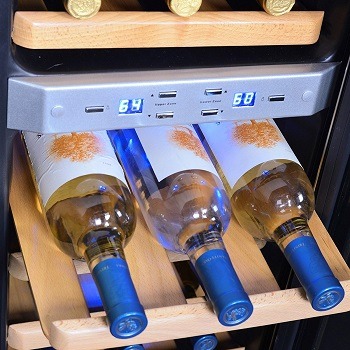 NewAir AW 211ED Dual Zone Wine Cooler 21 Bottle review