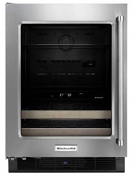 KitchenAid KUBL204EPA 24 in. 14-Bottle Wine Cooler And Beverage