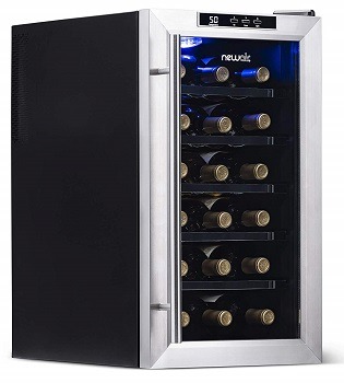 NewAir Wine Cooler and Refrigerator, 18 Bottle