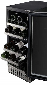 Portable 15 Inch Wine Cooler Undercounter Phiestina 15 Inch Wide Wine Cooler review