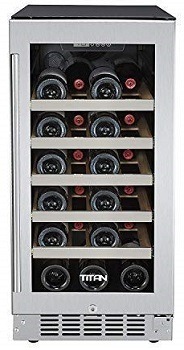 Small 15 Inch Wine Fridge Under Counter Titan 15 Inch Wine Cella