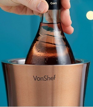 VonShef Copper Wine Bottle Cooler review