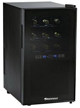 Wine Enthusiast 18-Bottle Touchscreen Wine Refrigerator review