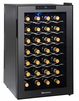 Wine Enthusiast Silent 28 Bottle Wine Refrigerator