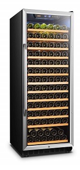 Lanbo Built-in Compressor Wine Chiller Single Zone Wine Cellar Fridge, 149 Bottle