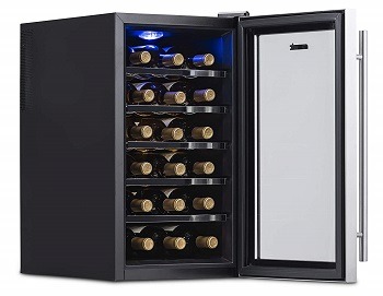 NewAir Wine Cooler and Refrigerator, 18 Bottle review