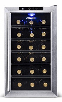 NewAir Wine Cooler and Refrigerator, 18 Bottle