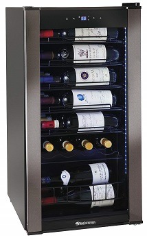 Wine Enthusiast VinoView 28-Bottle Wine Fridge